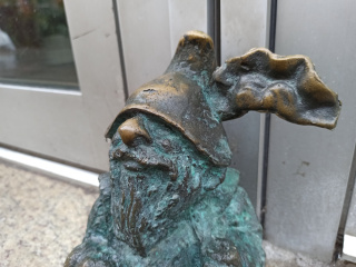 Foto eines Zwerges Pierożnik