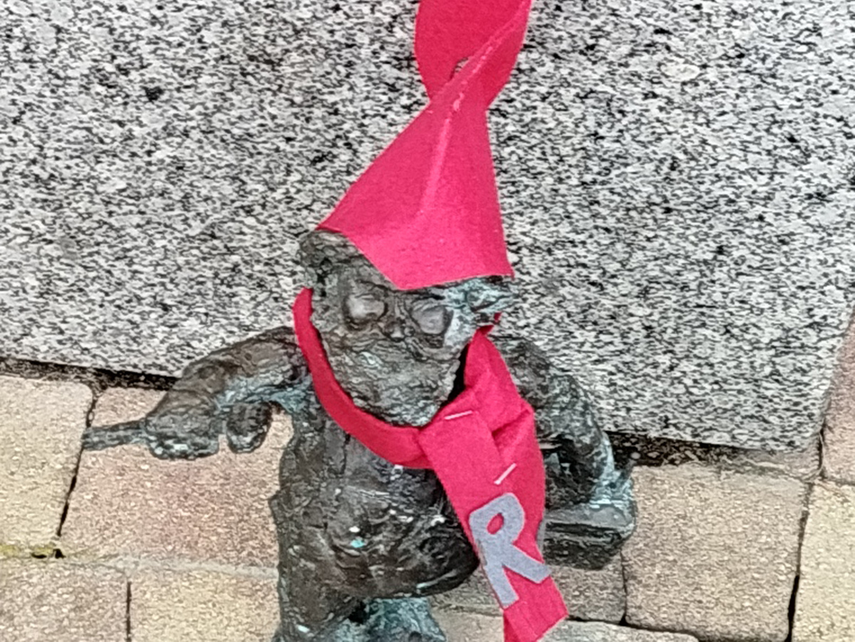 Zdjęcie krasnala Radiotechnik w zbliżeniu