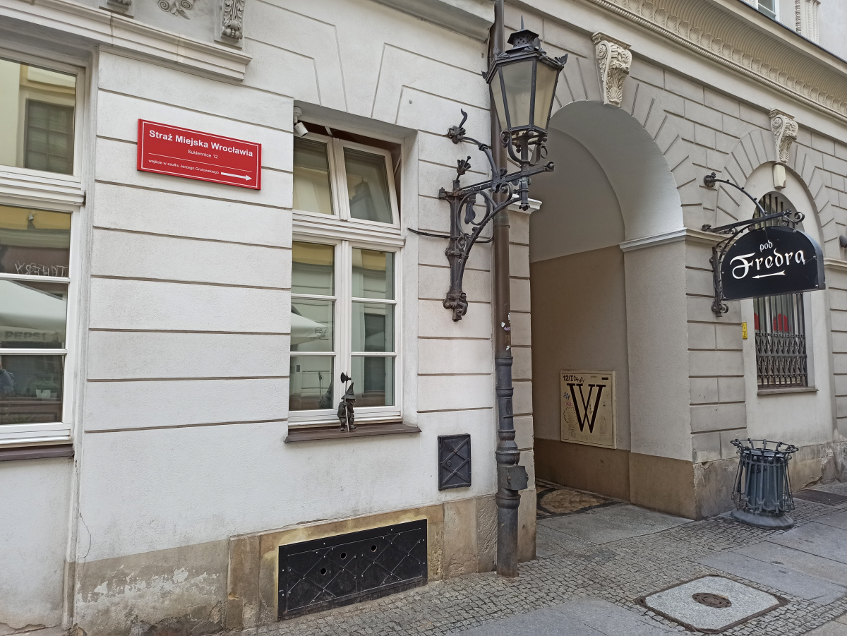 Foto vom Standort des Zwerges zwerg Halabardnik (Strażnik)
