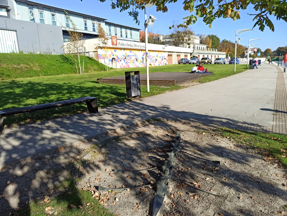 Foto vom Standort des Zwerges Wioślarz 6