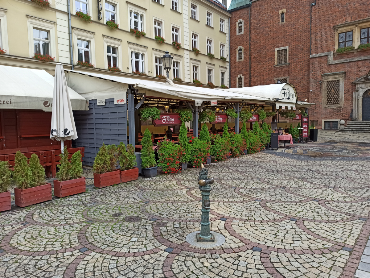 Foto vom Standort des Zwerges zwerg Zraszacz