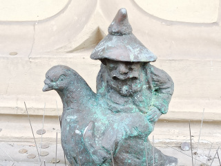 Foto eines Zwerges Gołębnik