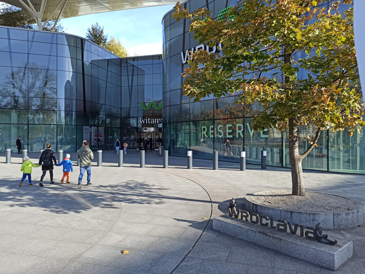 Foto vom Standort des Zwerges Wroclaviak I