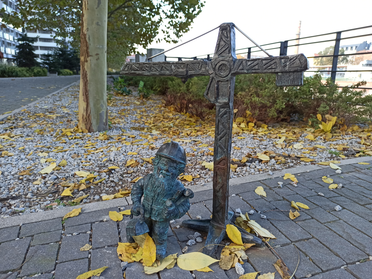 Foto zwerg Budowniczy