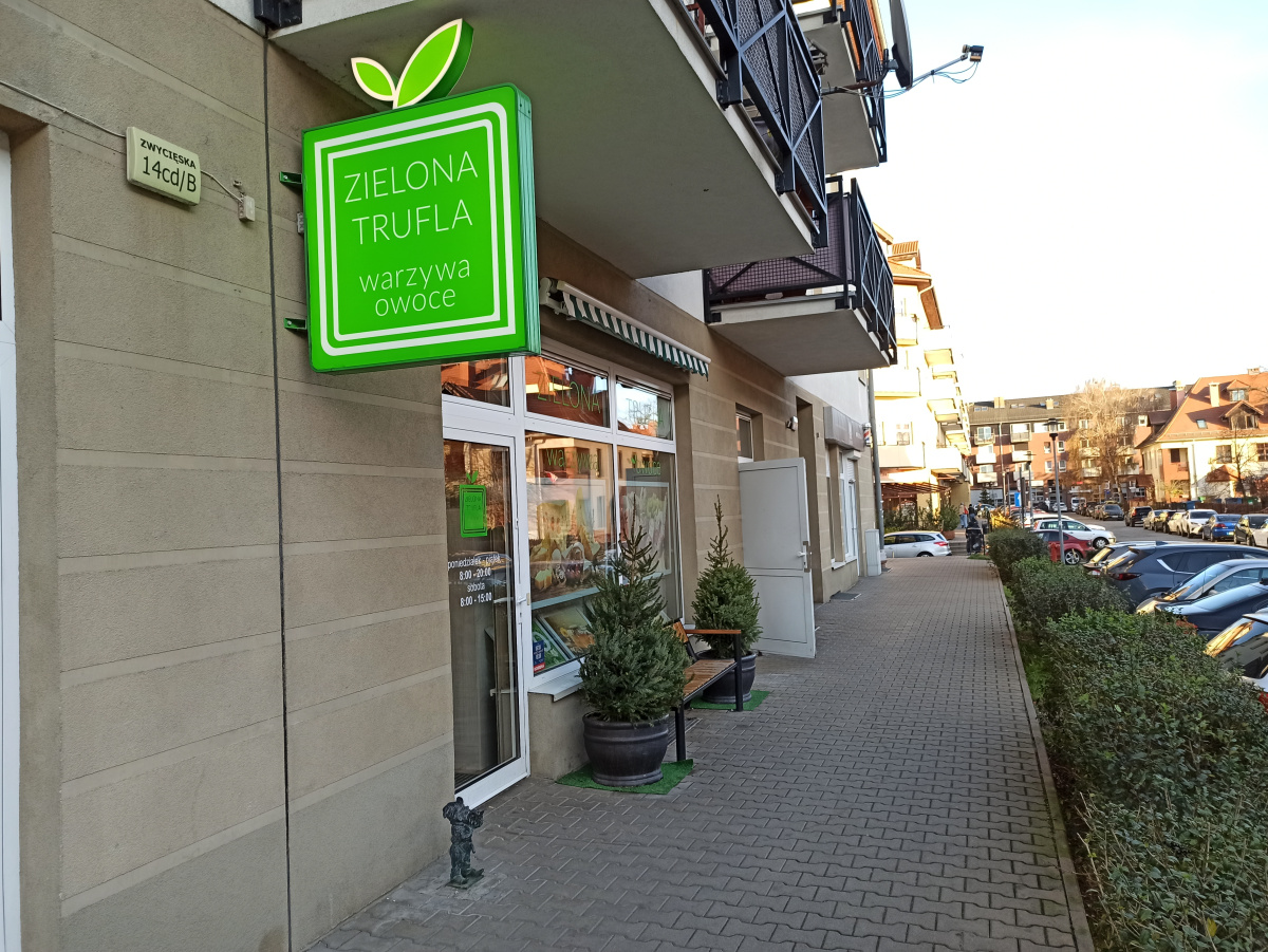 Foto vom Standort des Zwerges zwerg Trufelek (Trufelek-Seruś)