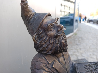 Foto eines Zwerges Cupruś