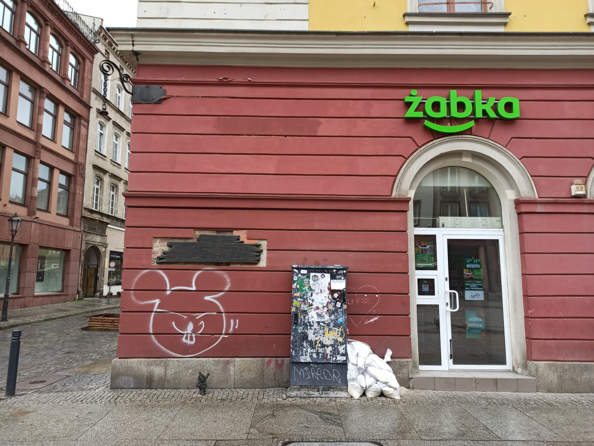 Foto vom Standort des Zwerges zwerg Solidariusz Walczący