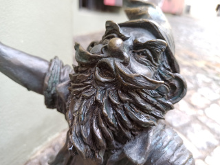 Foto eines Zwerges Konspirek