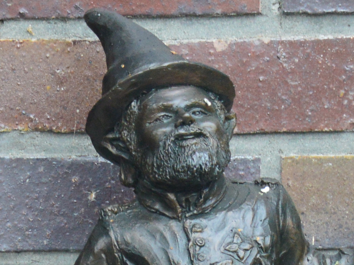 Foto zwerg Kazio (Król Kurkowy Kazimierz) in Nahaufnahme