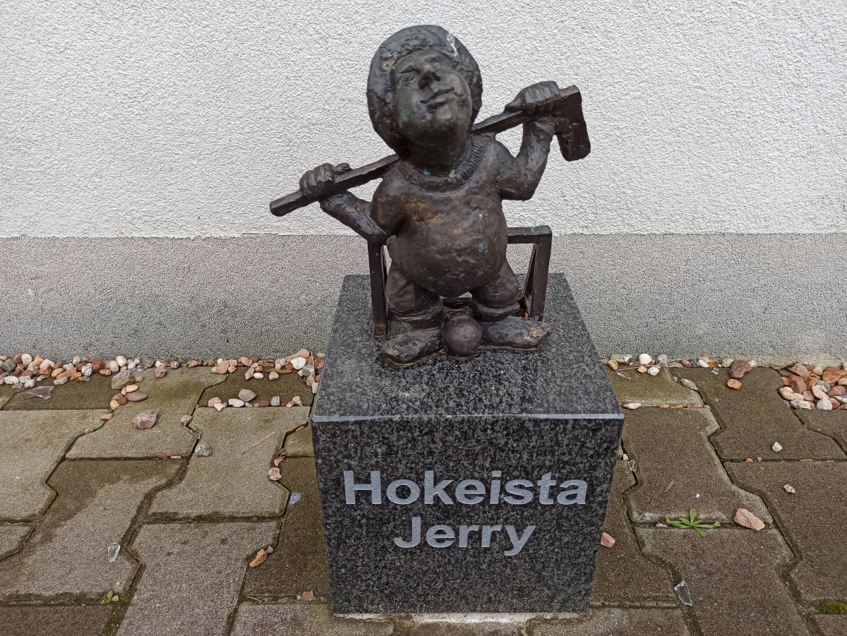 Foto zwerg Hokeista Jerry