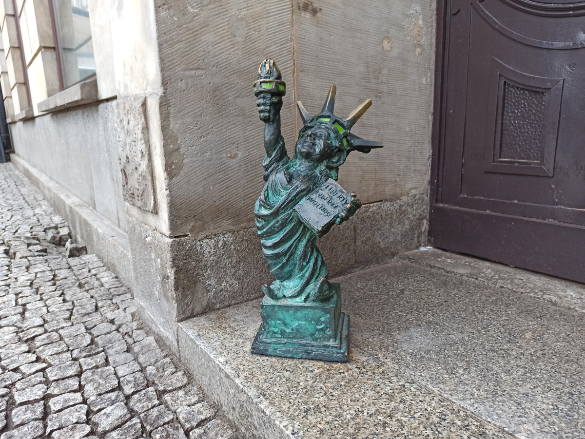 Foto zwerg Lady Wolność