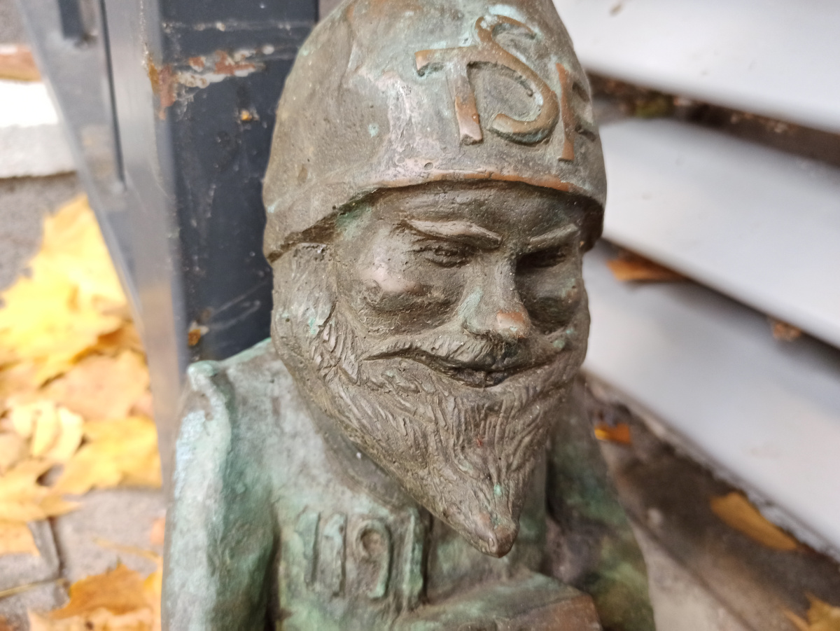 Foto zwerg Dyslektuś in Nahaufnahme