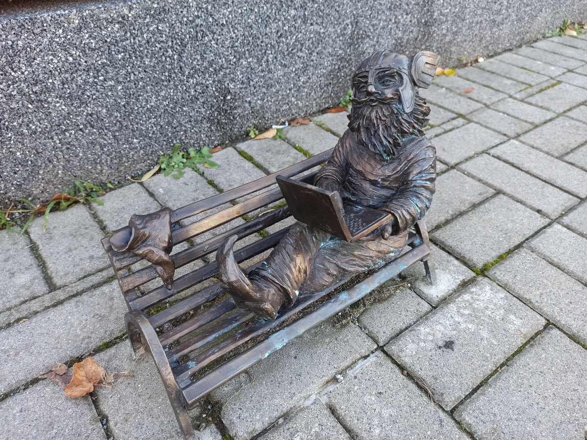 Foto zwerg Hermes