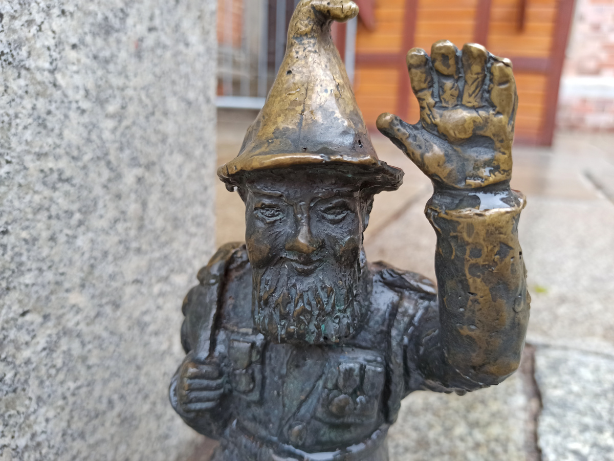 Foto zwerg Weteran in Nahaufnahme