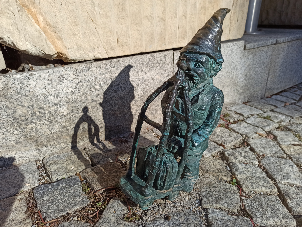 Foto zwerg Bagażowy