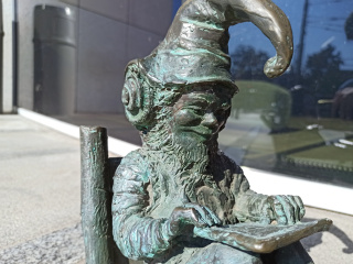 Foto eines Zwerges Googler