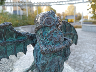 Foto eines Zwerges Dedaliusz
