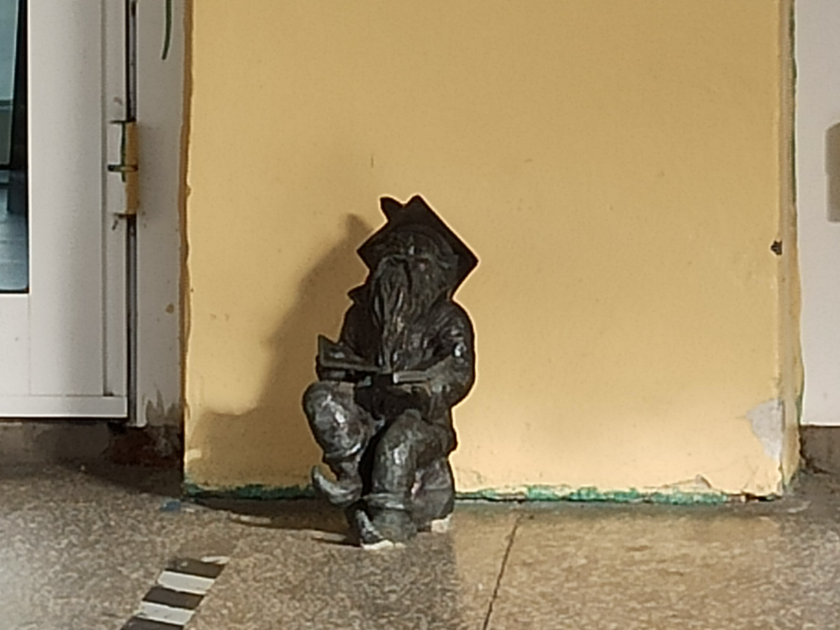 Foto zwerg Hugonek in Nahaufnahme