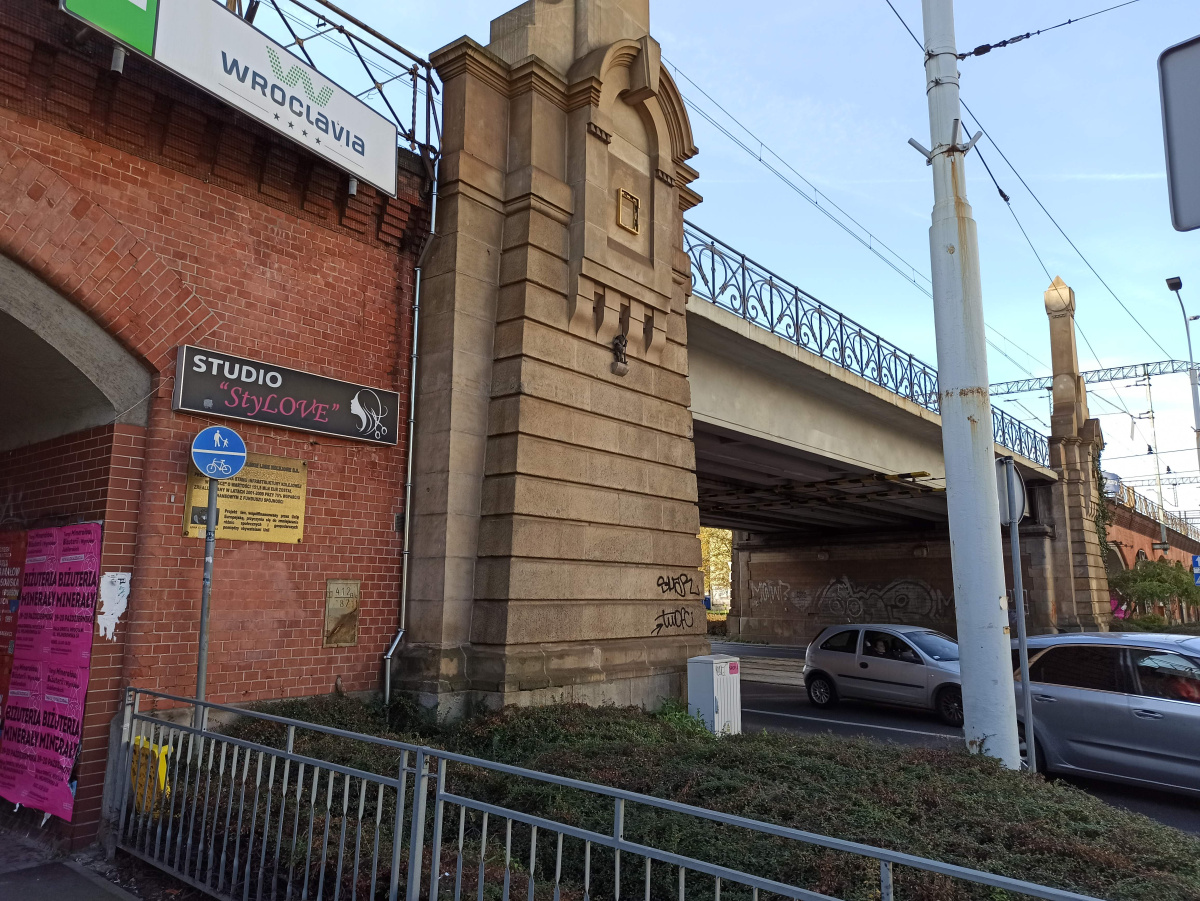 Foto vom Standort des Zwerges zwerg Kolejarz