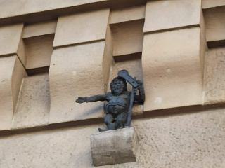 Foto eines Zwerges Kolejarz
