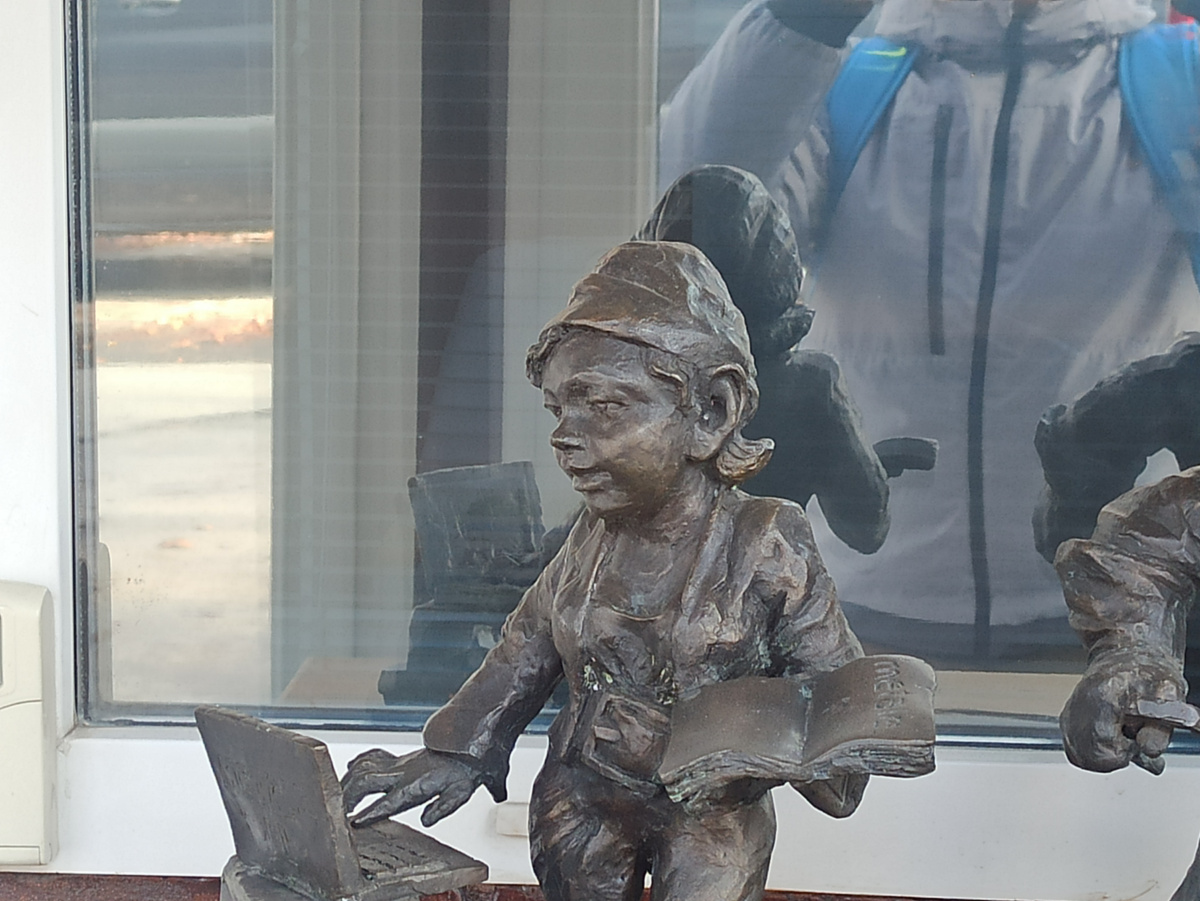 Foto zwerg Websiterka in Nahaufnahme