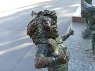 Foto eines Zwerges Dyrygent