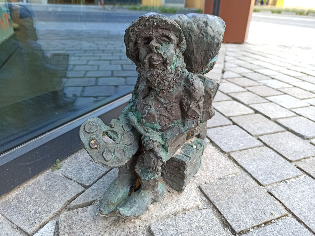 Foto zwerg Malarz