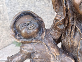 Foto eines Zwerges Mały uchodźca