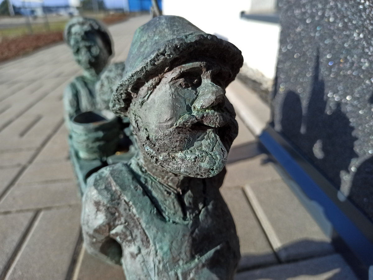 Foto zwerg Dekorek in Nahaufnahme