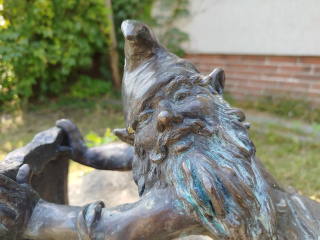Foto eines Zwerges Recykliniusz