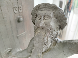 Foto eines Zwerges Dachbudek