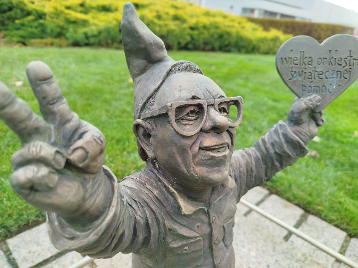 Foto zwerg Jurek Owsiak in Nahaufnahme