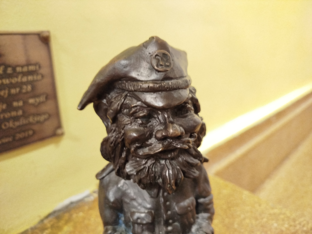 Foto zwerg Poldek in Nahaufnahme