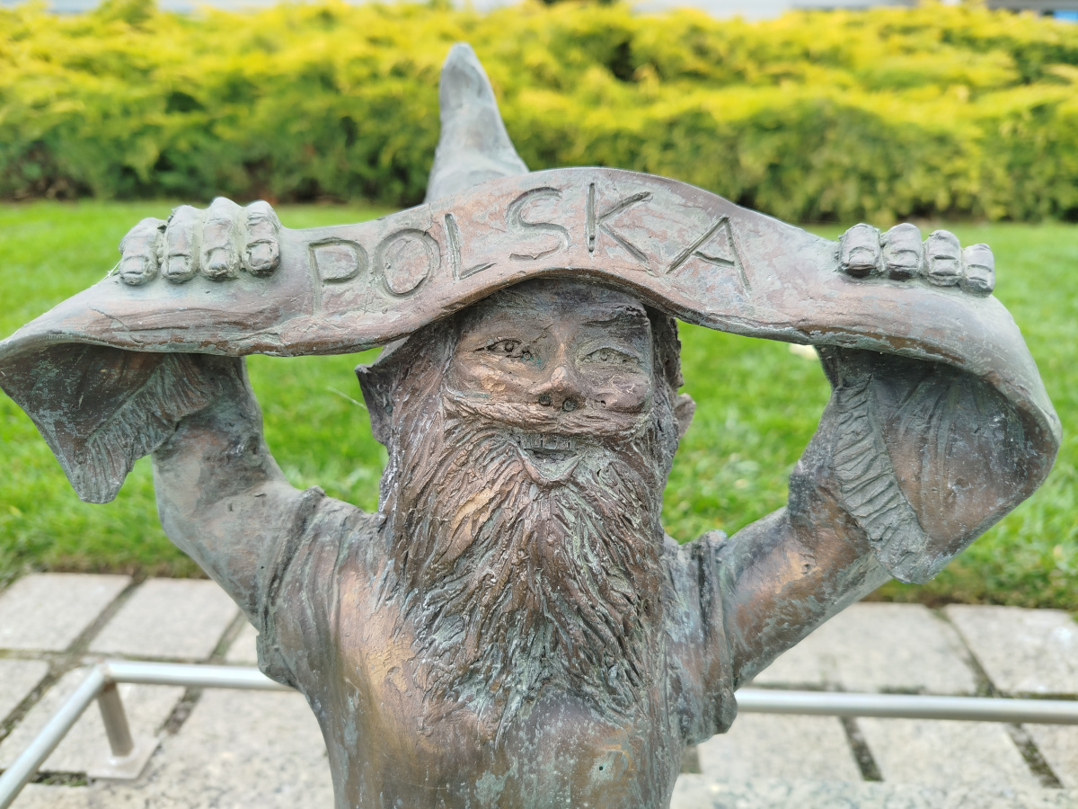 Фото гнома Wiwatek вблизи