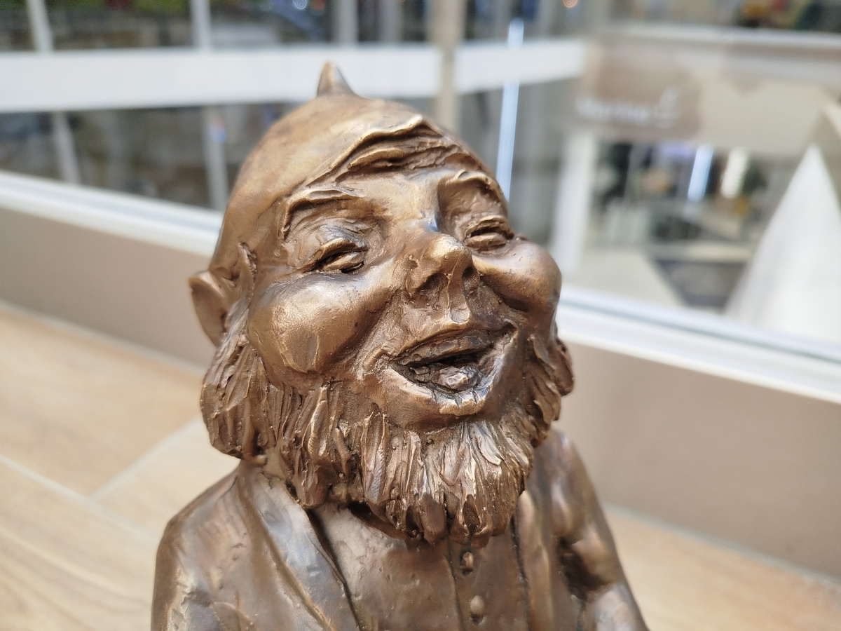 Foto enano Objadek (Smakosz Marino) en primer plano