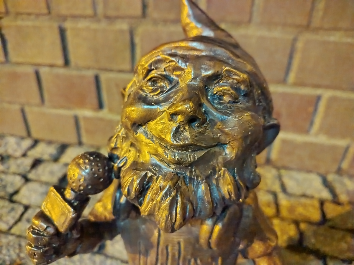 Фото гнома Reporter вблизи