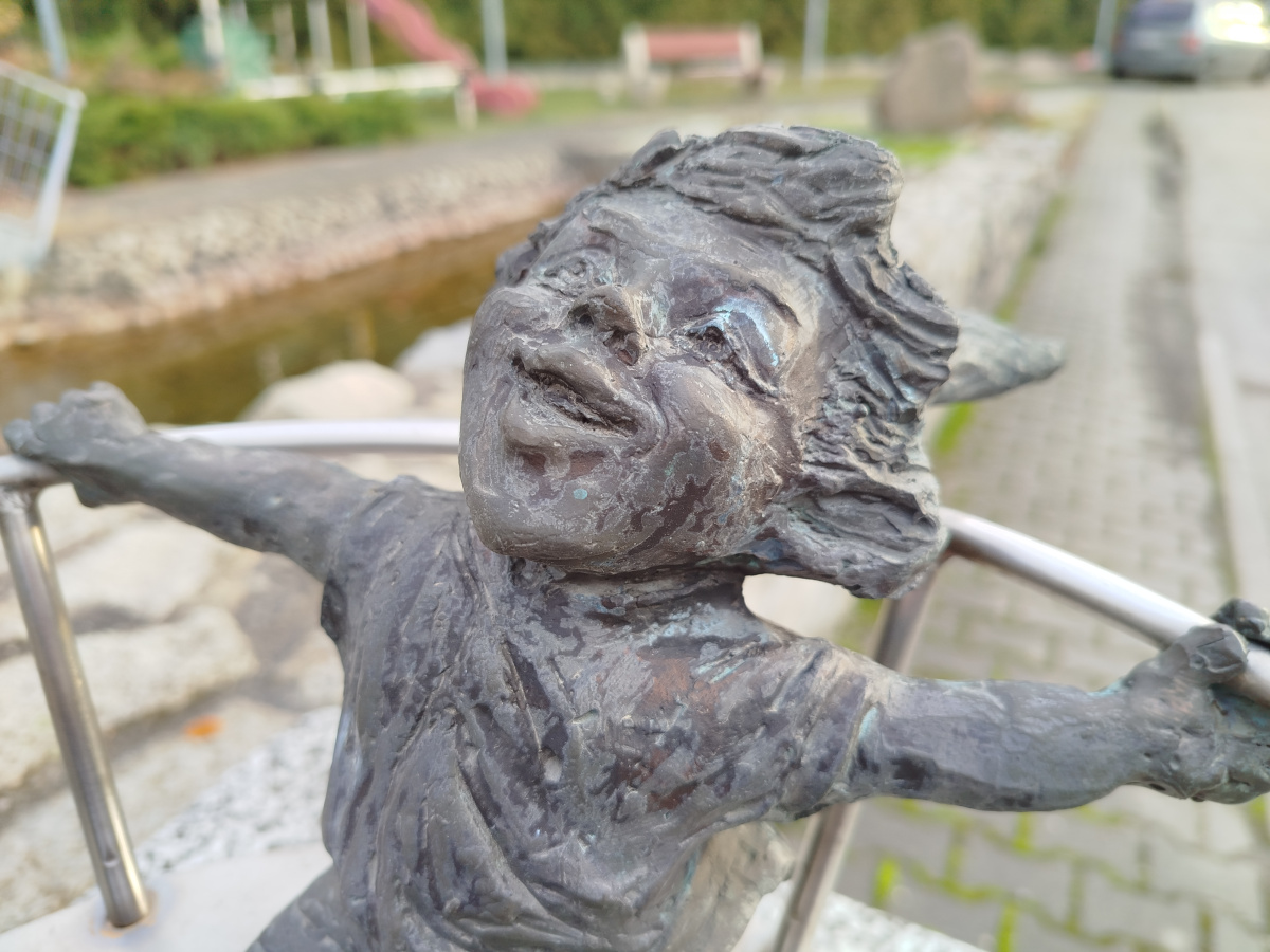 Фото гнома Jaś вблизи