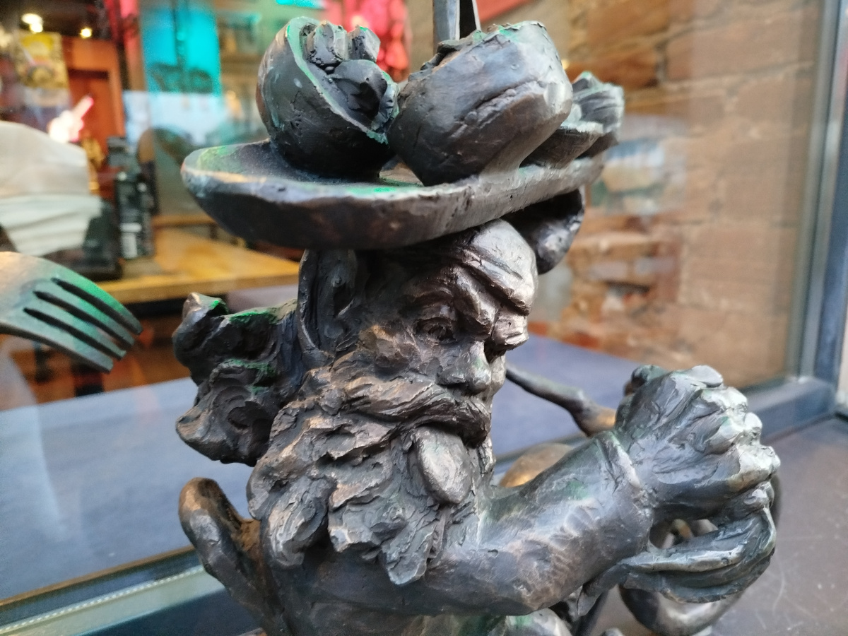 Zdjęcie krasnala Chopperek w zbliżeniu