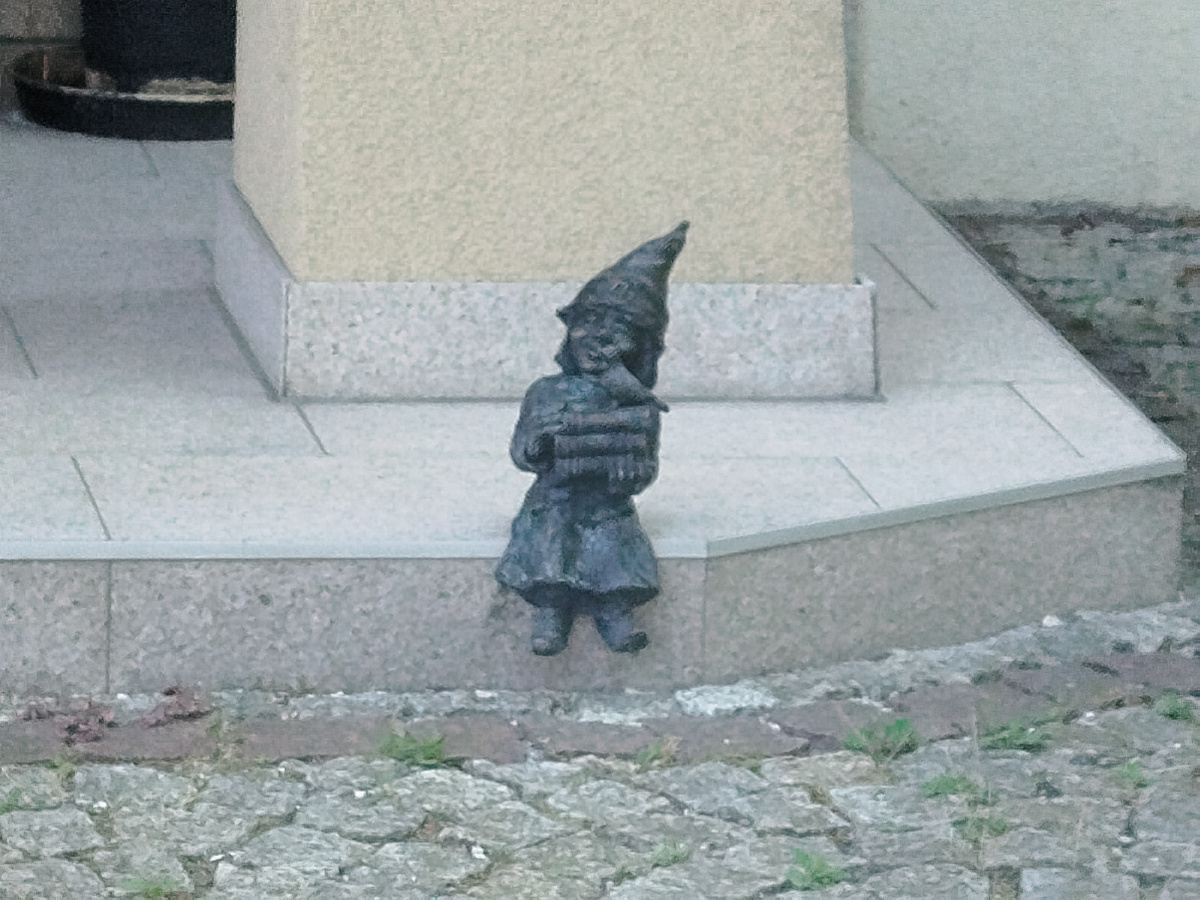 Zdjęcie krasnalki Taxja w zbliżeniu
