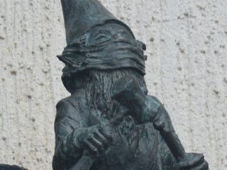 Foto eines Zwerges Ortopedicus