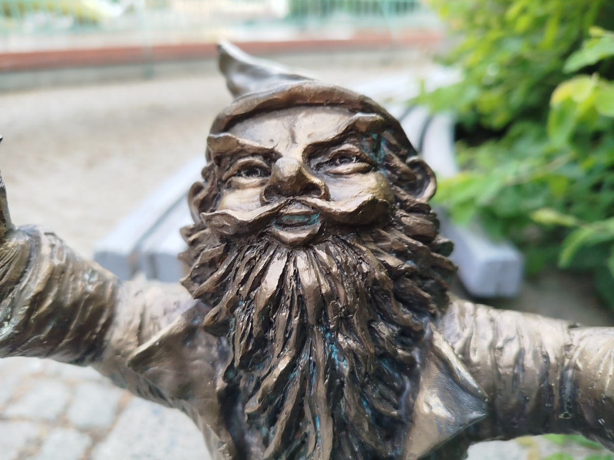 Photo of dwarf Piastosław I Złocisty (Piwosz Piastuś) close-up