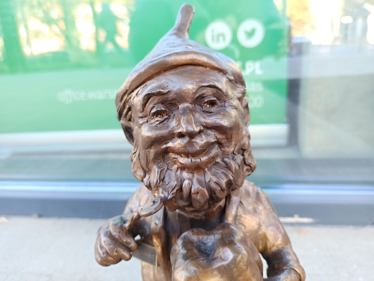 Foto zwerg Stomateusz in Nahaufnahme
