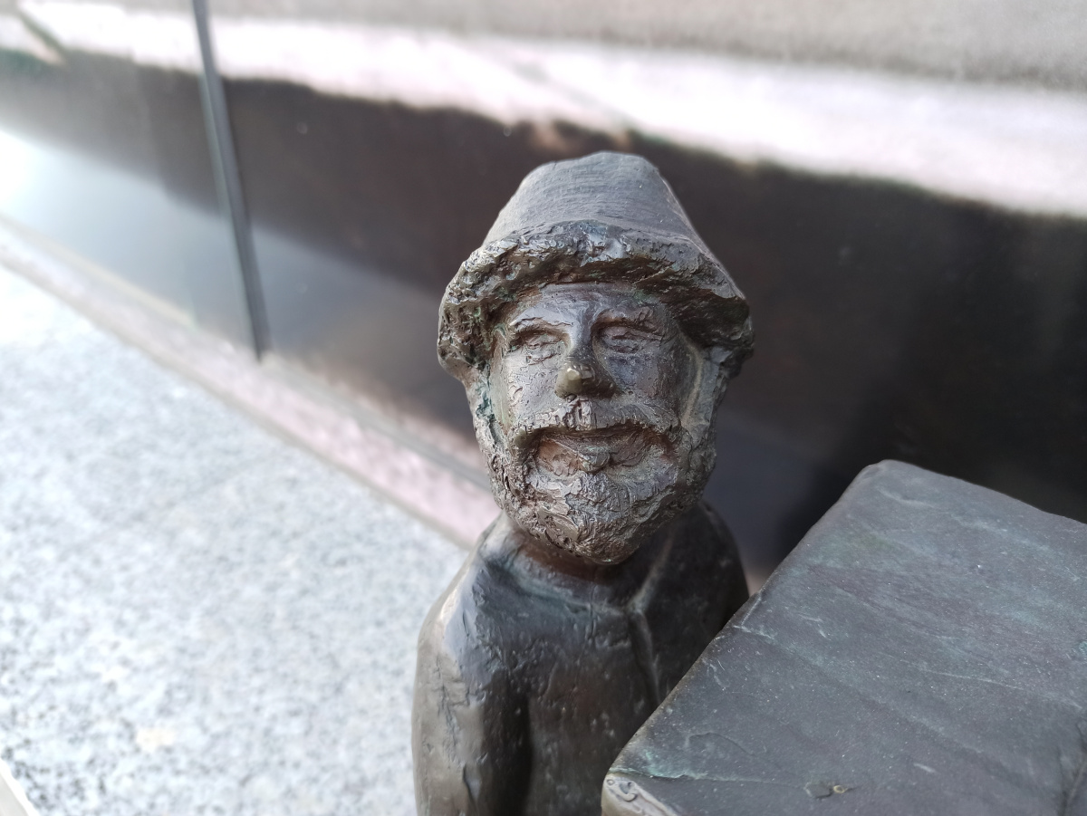 Foto zwerge Deptuś i Pikapek in Nahaufnahme