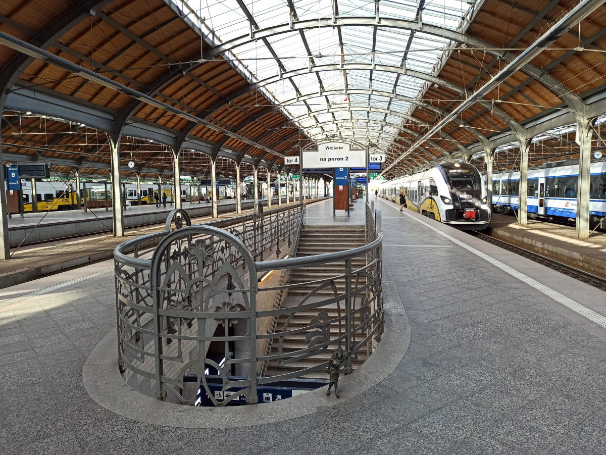 Foto vom Standort des Zwerges zwerg Krasnalica (Dworzan 4)