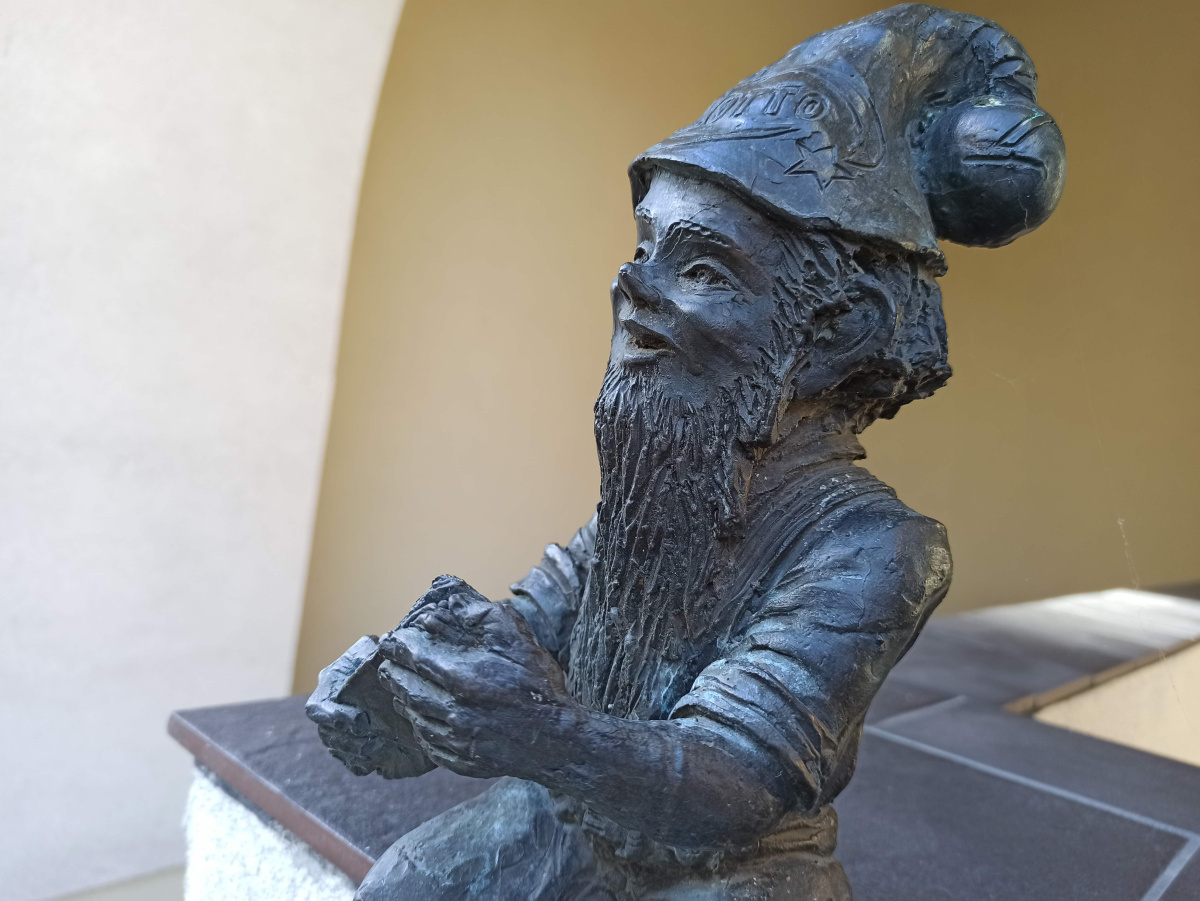 Foto zwerg Lottuś (Lotek) in Nahaufnahme