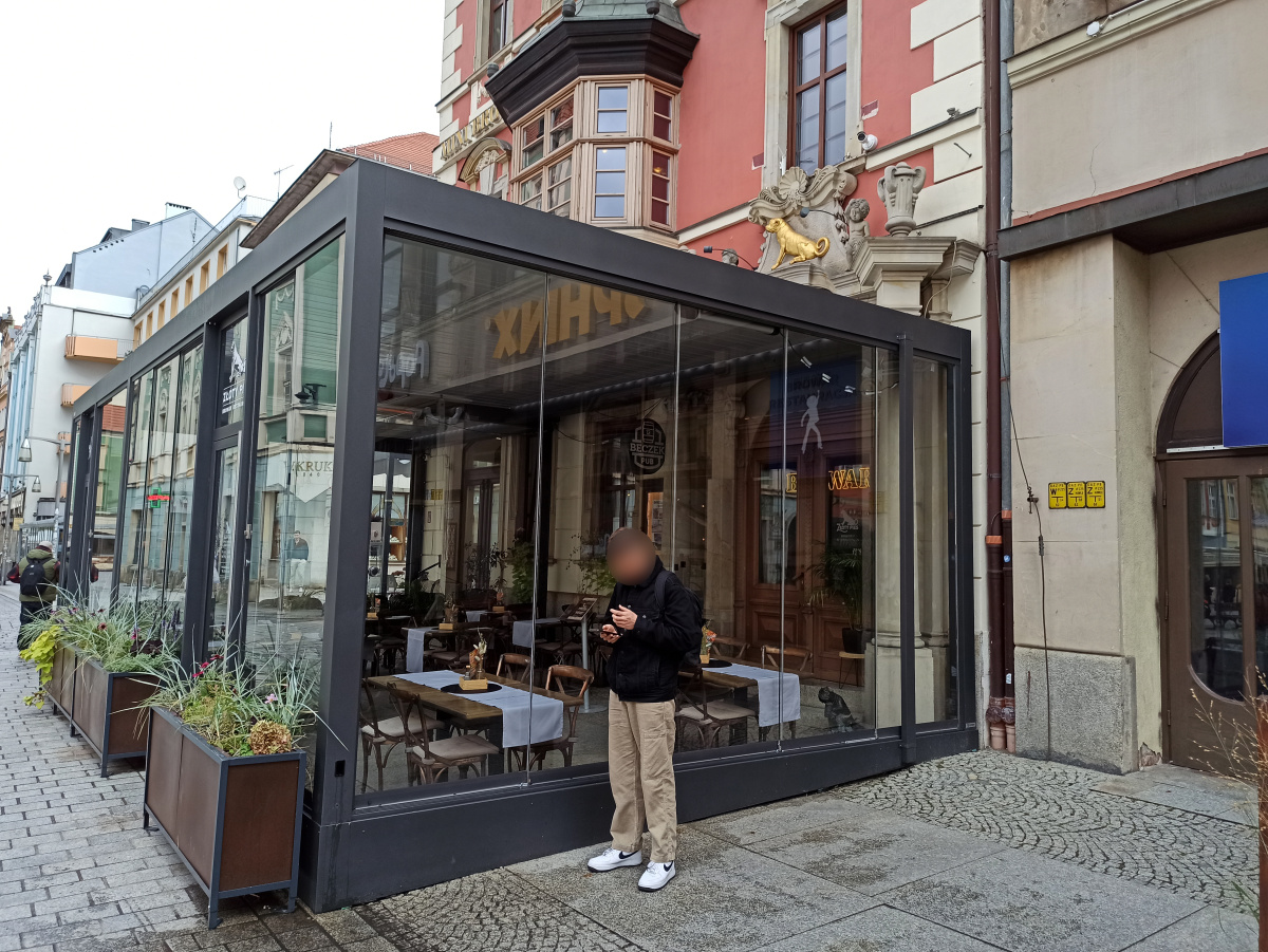 Foto vom Standort des Zwerges zwerg Piwożłop z piesełem Piwoszem (Piwożłopek)