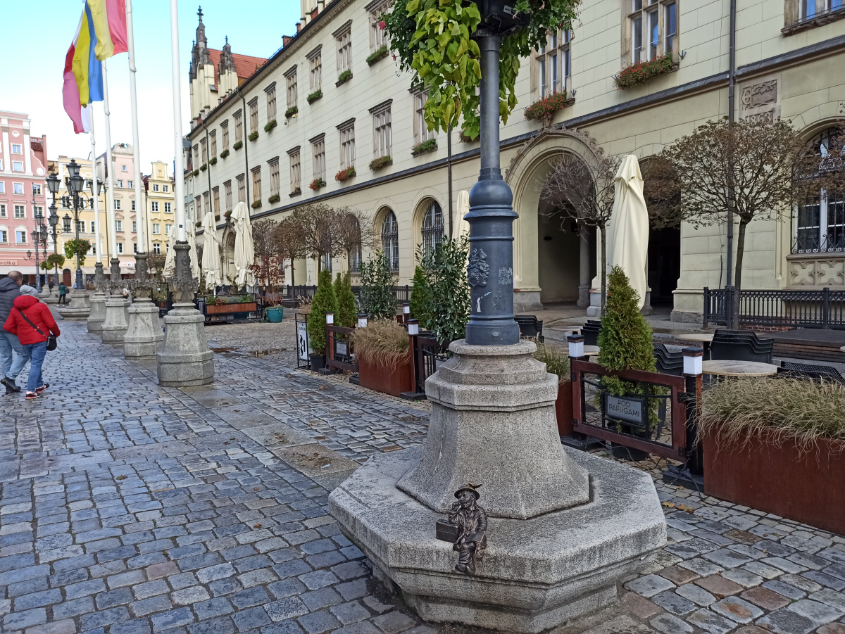 Foto vom Standort des Zwerges zwerg Stanisław Wolski