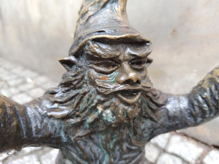 Foto eines Zwerges WrocLovek